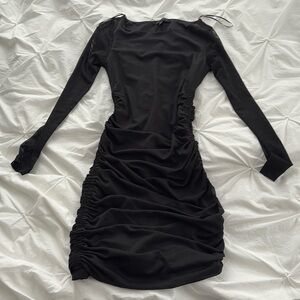 Sheer Black Dynamite Dress